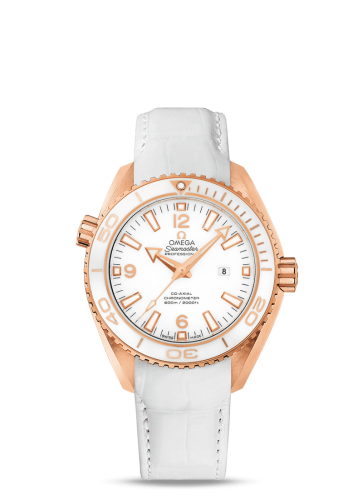 Omega Seamaster Planet Ocean 600M Co-Axial 37.5 Red Gold / White Planet St. Moritz 232.63.38.20.04.001