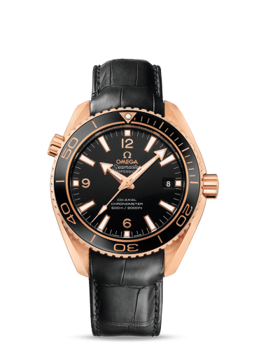 Omega Seamaster Planet Ocean 600M Co-Axial 42 Red Gold / Black / Alligator 232.63.42.21.01.001