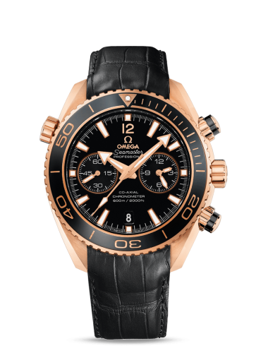 Omega Seamaster Planet Ocean 600M Co-Axial 45.5 Chronograph Red Gold / Ceragold / Alligator 232.63.46.51.01.001