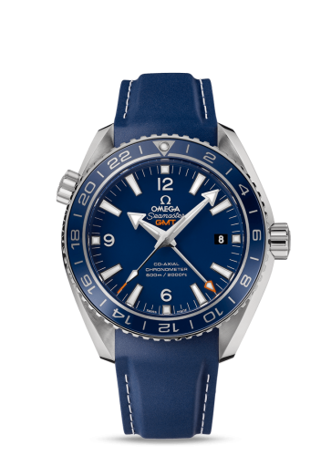 Omega Seamaster Planet Ocean 600M Co-Axial 43.5 GMT Titanium / Blue / Rubber 232.92.44.22.03.001