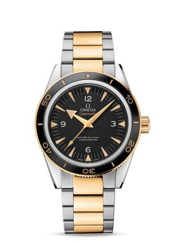 Omega Seamaster 300 Master Co-Axial Stainless Steel / Yellow Gold / Black / Bracelet 233.20.41.21.01.002