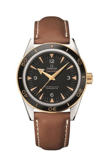 Omega Seamaster 300 Master Co-Axial Steel Stainless Steel / Yellow Gold / Black / Strap 233.22.41.21.01.001