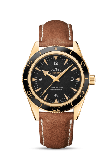 Omega Seamaster 300 Master Co-Axial Yellow Gold / Black / Strap 233.62.41.21.01.001
