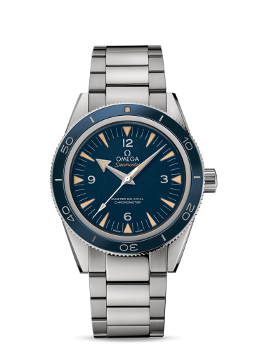Omega Seamaster 300 Master Co-Axial Titanium / Blue / Bracelet 233.90.41.21.03.001