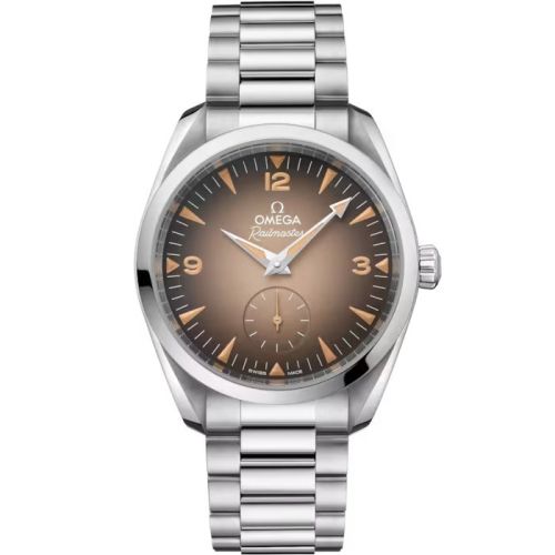Railmaster Omega Co-Axial Master Chronometer Small Seconds 38 Stainless Steel / Beige Gradient / Bracelet 235.10.38.20.13.001