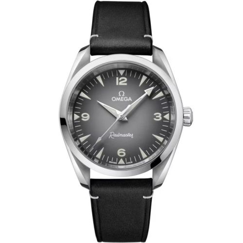 Railmaster Omega Co-Axial Master Chronometer 38 Stainless Steel / Grey Gradient 235.12.38.20.06.001