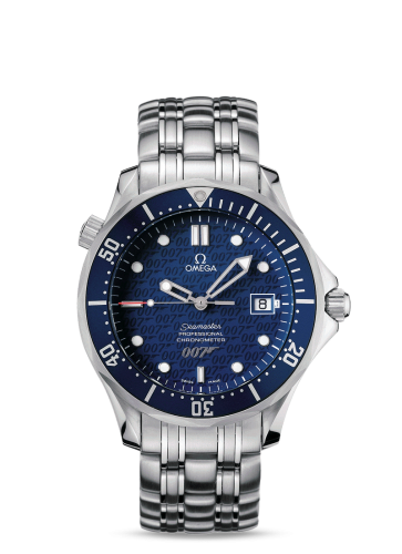 Omega Seamaster Diver 300M Automatic 41 Stainless Steel / Blue / Bracelet / James Bond 40th Anniversary 2537.80.00