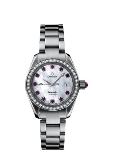 Omega Seamaster Aqua Terra 150M Automatic 29.2 Stainless Steel / Diamond / MOP - Ruby / Bracelet 2565.78.00