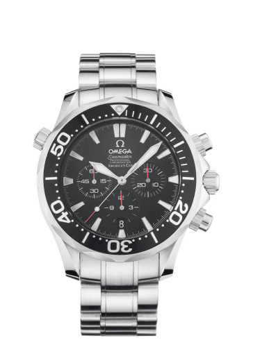 Omega Seamaster Diver 300M Automatic 41.5 Chronograph Stainless Steel / Black / Bracelet / America's Cup 2594.50.00
