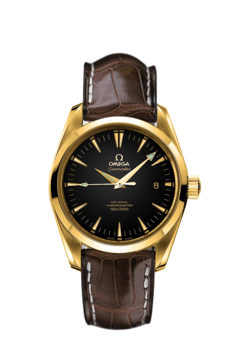 Omega Seamaster Aqua Terra 150M Co-Axial 39.2 Yellow Gold / Black 2603.50.37