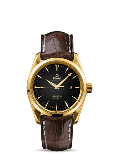 Omega Seamaster Aqua Terra 150M Co-Axial 36.2 Yellow Gold / Black 2604.50.37