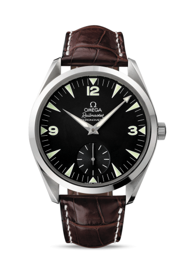 Omega Seamaster Aqua Terra 150M Hand Wound 49.2 Railmaster Stainless Steel / Brown Alligator 2806.52.37