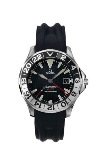 Omega Seamaster Diver 300M Automatic 41 GMT Stainless Steel / Black / Rubber 2834.50.91