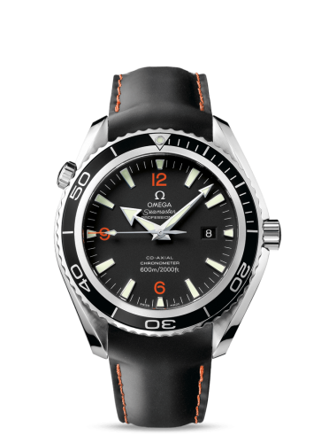 Omega Seamaster Planet Ocean 600M Co-Axial 45.5 Stainless Steel / Orange Numerals / Rubber 2900.51.82