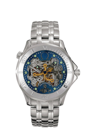 Omega Seamaster Diver 300M Automatic 41 White Gold / Skeleton / Bracelet / 50th Anniversary 2932.80.00