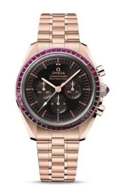 Omega Speedmaster Professional Moonwatch 3861 Sedna Gold - Ruby / Black - Ruby / Bracelet 310.55.42.50.51.001