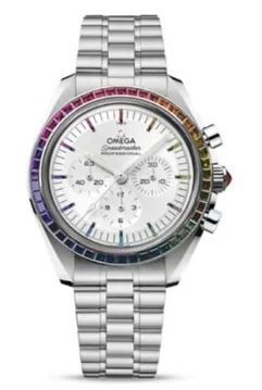 Omega Speedmaster Professional Moonwatch 3861 Canopus Gold - Rainbow / Silver - Rainbow / Bracelet 310.55.42.50.52.002