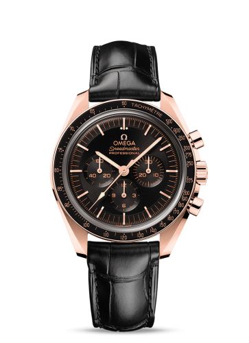 Omega Speedmaster Professional Moonwatch 3861 Sedna Gold / Black / Alligator 310.63.42.50.01.001