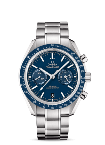 Omega Speedmaster Moonwatch Co-Axial Titanium / Blue / Bracelet 311.90.44.51.03.001