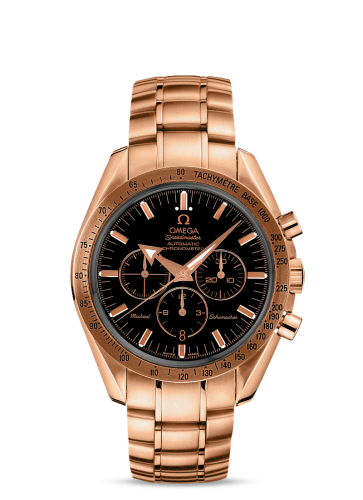 Omega Speedmaster Broad Arrow Red Gold / Black / Bracelet / Michael Schumacher 3159.50.00