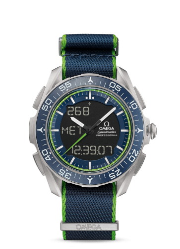 Omega Skywalker X-33 Titanium / Blue / Nato / Solar Impulse 318.92.45.79.03.001