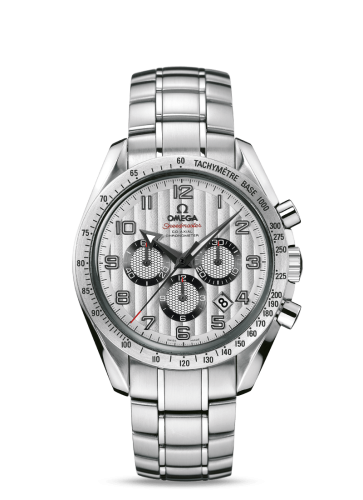 Omega Speedmaster Broad Arrow 44.25 Stainless Steel / Silver Stripes / Bracelet 321.10.44.50.02.001