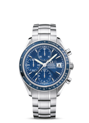 Omega Speedmaster Date 40 Stainless Steel / Blue / Bracelet 3212.80.00