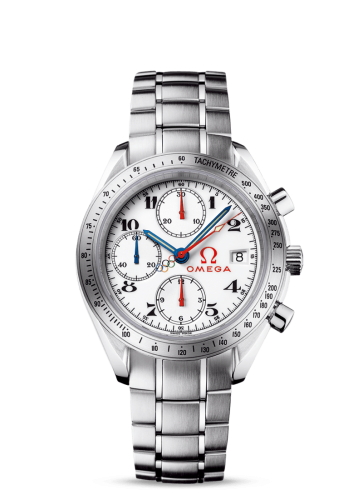 Omega Speedmaster Date 40 Stainless Steel / White / Bracelet / Olympic Timeless 323.10.40.40.04.001