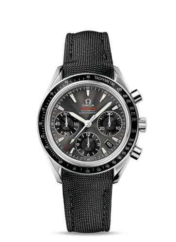 Omega Speedmaster Date 40 Stainless Steel / Grey / Codura 323.32.40.40.06.001
