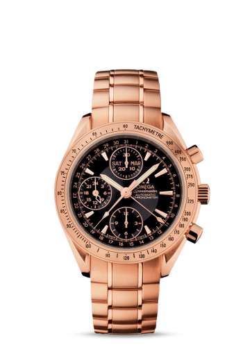 Omega Speedmaster Day-Date 40 Red Gold / Black / Bracelet 323.50.40.44.01.001