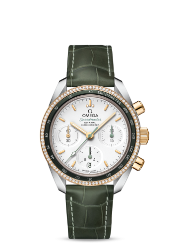 Omega Speedmaster Co-Axial 38 Stainless Steel / Yellow Gold / Diamond / Silver 324.28.38.50.02.001