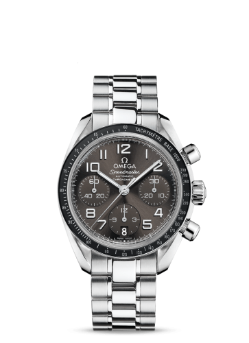 Omega Speedmaster Date 38 Stainless Steel / Grey / Bracelet 324.30.38.40.06.001