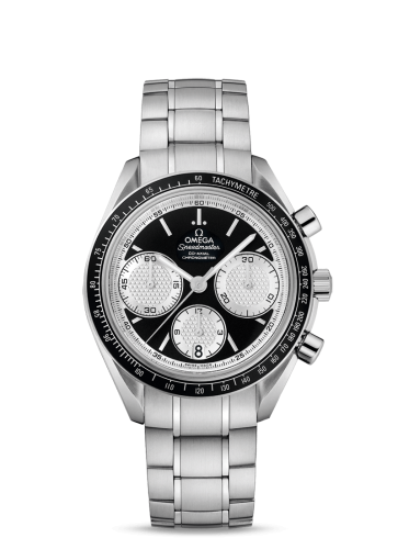 Omega Speedmaster Racing Co-Axial Chronograph Stainless Steel / Inverted Panda / Bracelet 326.30.40.50.01.002