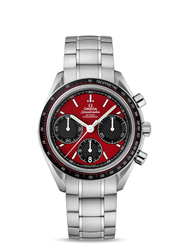 Omega Speedmaster Racing Co-Axial Chronograph Stianless Steel / Red / Bracelet 326.30.40.50.11.001
