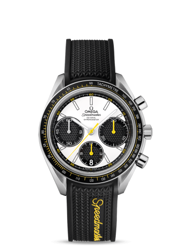 Omega Speedmaster Racing Co-Axial Chronograph Stainless Steel / Silver-Yellow / Rubber 326.32.40.50.04.001