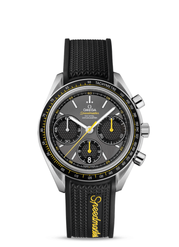 Omega Speedmaster Racing Co-Axial Chronograph Stainless Steel / Grey-Yellow / Rubber 326.32.40.50.06.001