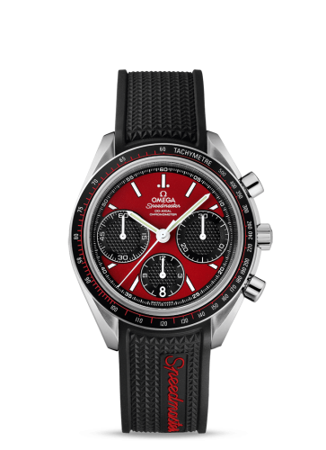 Omega Speedmaster Racing Co-Axial Chronograph Stainless Steel / Red / Rubber 326.32.40.50.11.001