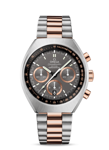 Omega Speedmaster Mark II Co-Axial Chronograph Stainless Steel / Sedna Gold / Grey / Bracelet 327.20.43.50.01.001