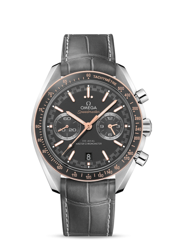 Omega Speedmaster Racing Master Co-Axial Stainless Steel / Sedna / Grey / Alligator 329.23.44.51.06.001