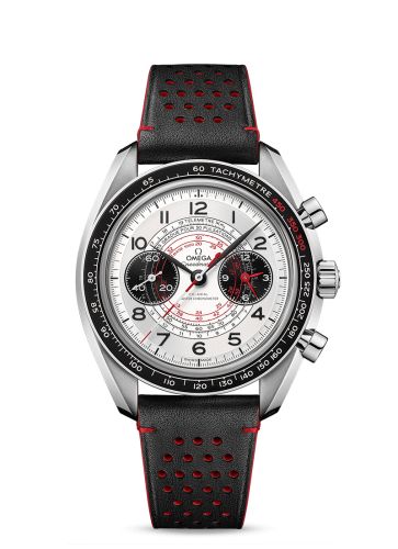Omega Speedmaster Chronoscope Master Chronometer Stainless Steel / Silver / Calf 329.32.43.51.02.001