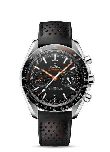 Omega Speedmaster Racing Master Co-Axial Stainless Steel / Black / Orange / Strap 329.32.44.51.01.001