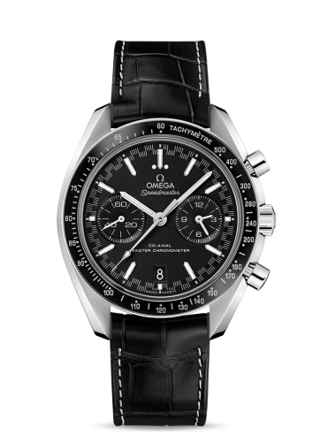 Omega Speedmaster Racing Master Co-Axial Stainless Steel / Black / Alligator 329.33.44.51.01.001