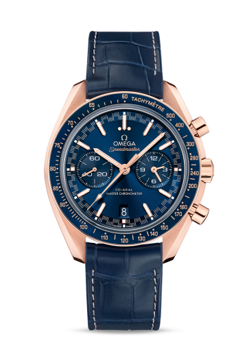 Omega Speedmaster Racing Master Co-Axial / Sedna / Blue / Alligator 329.53.44.51.03.001