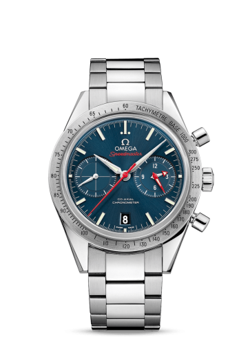 Omega Speedmaster 57 Co-Axial Stainless Steel / Blue / Bracelet 331.10.42.51.03.001