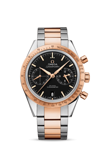 Omega Speedmaster 57 Co-Axial Stainless Steel / Red Gold / Black / Bracelet 331.20.42.51.01.002