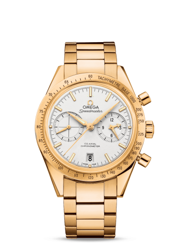 Omega Speedmaster 57 Co-Axial Yellow Gold / Silver / Bracelet 331.50.42.51.02.001