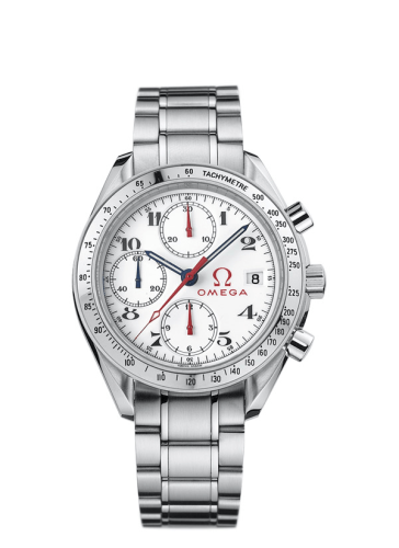 Omega Speedmaster Date 40 Stainless Steel / White / Bracelet / Olympic Los Angeles 1932 3513.20.00