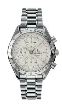 Omega Speedmaster Day-Date 38 Stainless Steel / Silver / Bracelet 3521.30.00