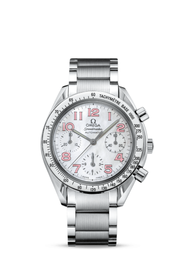 Omega Speedmaster Reduced Ladies Stainless Steel / MOP / Pink / Bracelet 3534.74.00