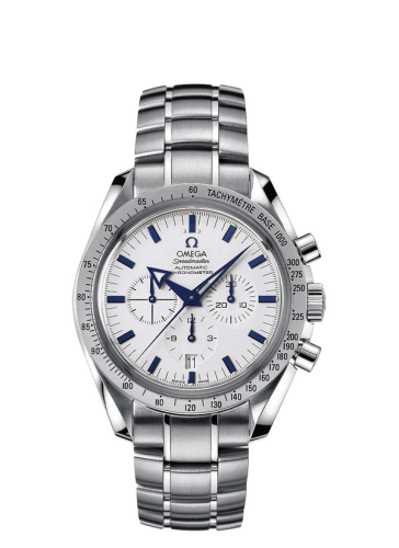 Omega Speedmaster Broad Arrow Stainless Steel / White / Bracelet 3551.20.00